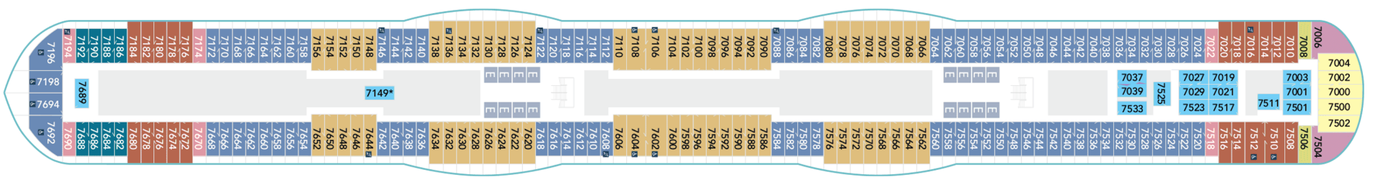 Deck 7 plan